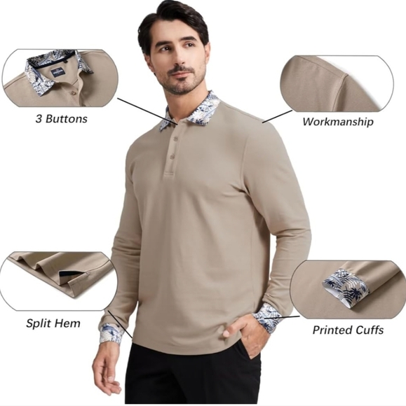 VEBOON Cotton Flex Polo - Picture 4 of 6